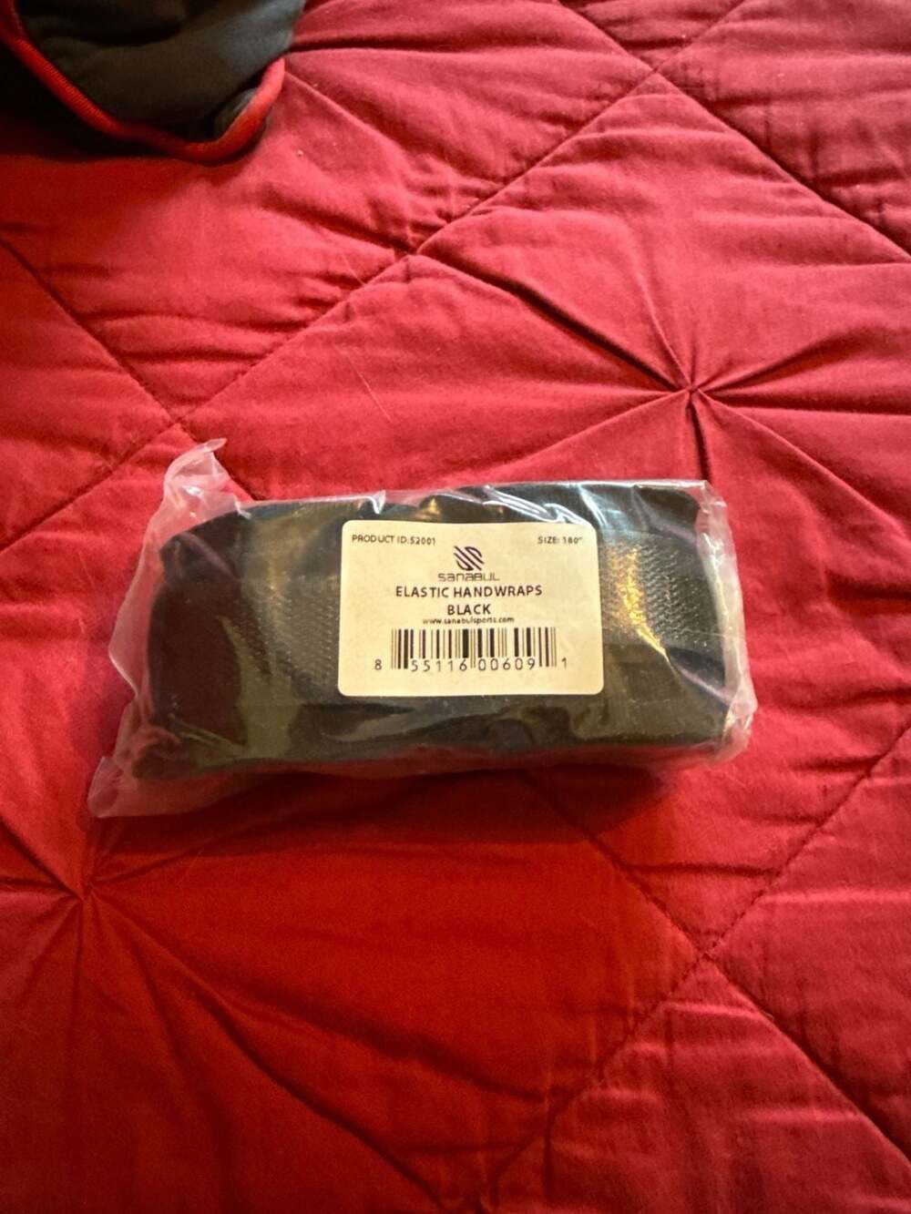 Sanabul 180" Elastic Boxing Handwraps - Black - New In Packaging